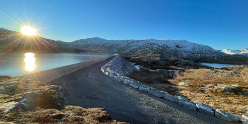 Aursjøen, hovedmagasinet til Aura vannkraftverk