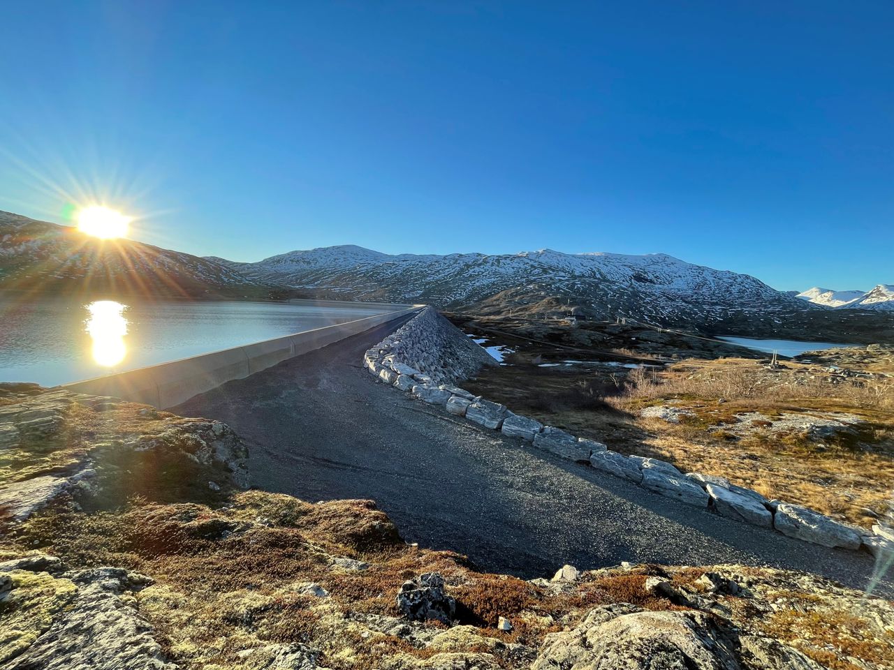 Aursjøen, hovedmagasinet til Aura vannkraftverk