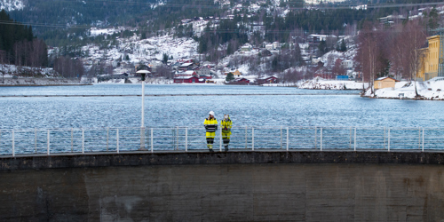 Overløp ved Nesjøen dam